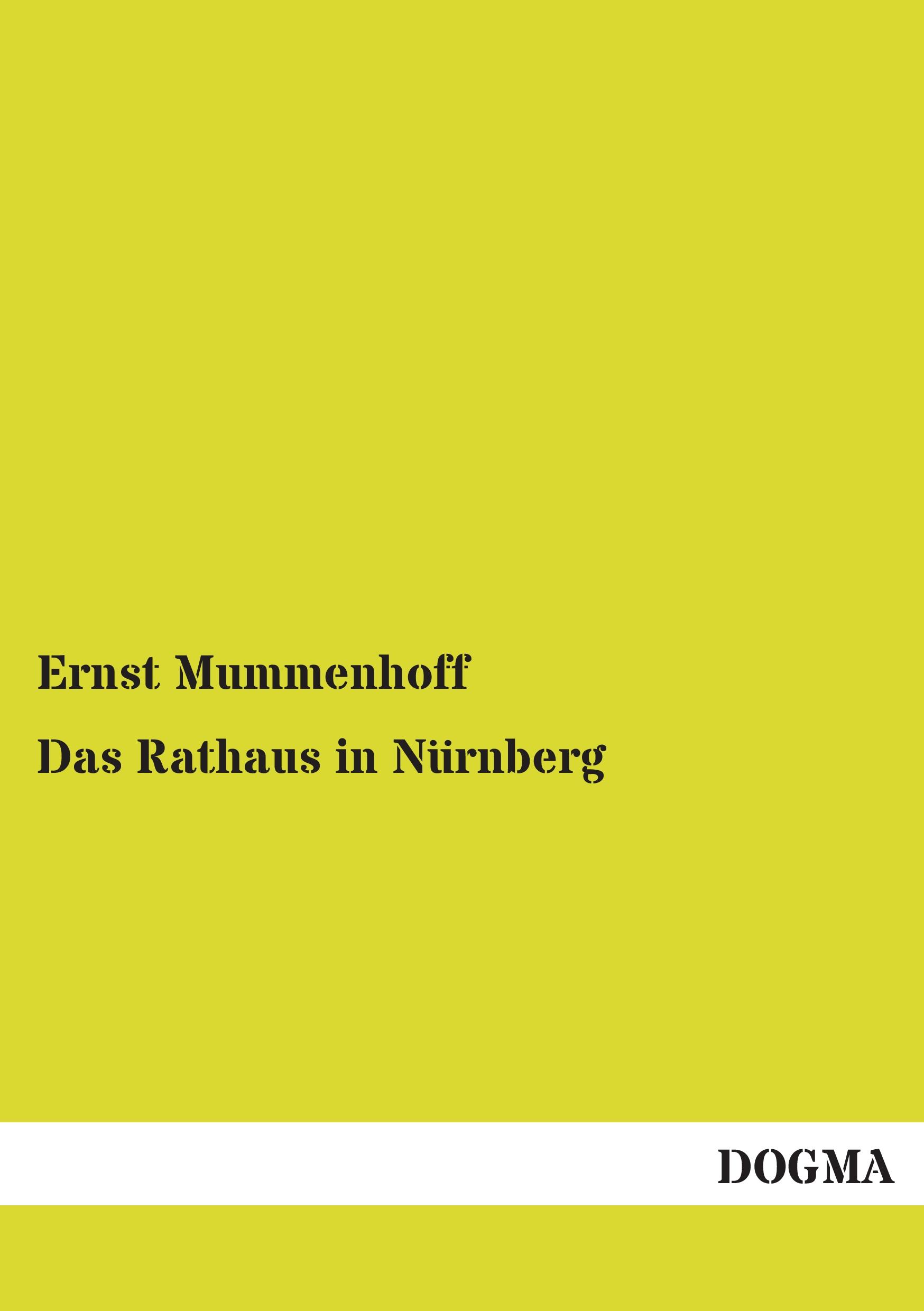 Vorderes Coverbild Das Rathaus in Nürnberg