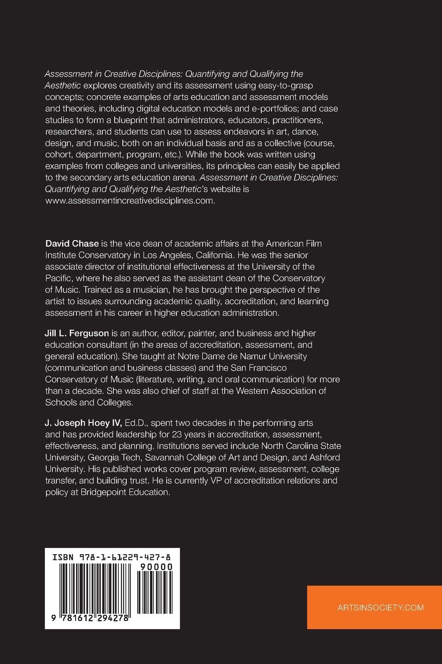 Rückseitencover Assessment in Creative Disciplines