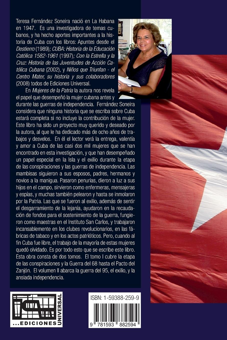 Rückseitencover Mujeres de La Patria