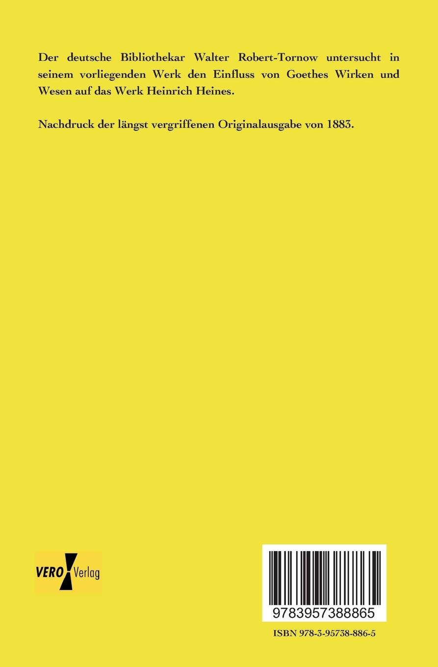 Rückseitencover Goethe in Heines Werken