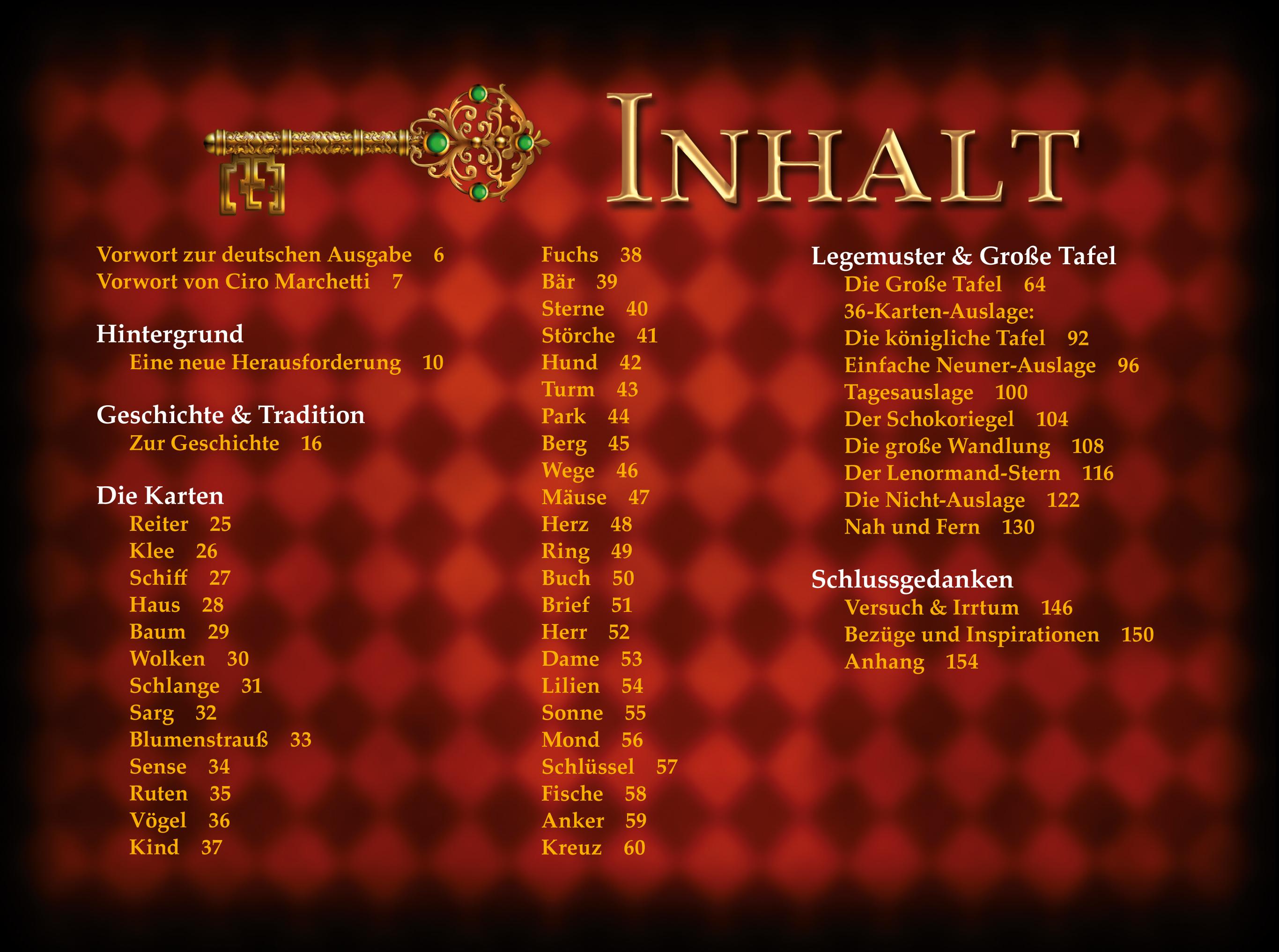 Beispielinhalt (Bild) Gilded Reverie Lenormand