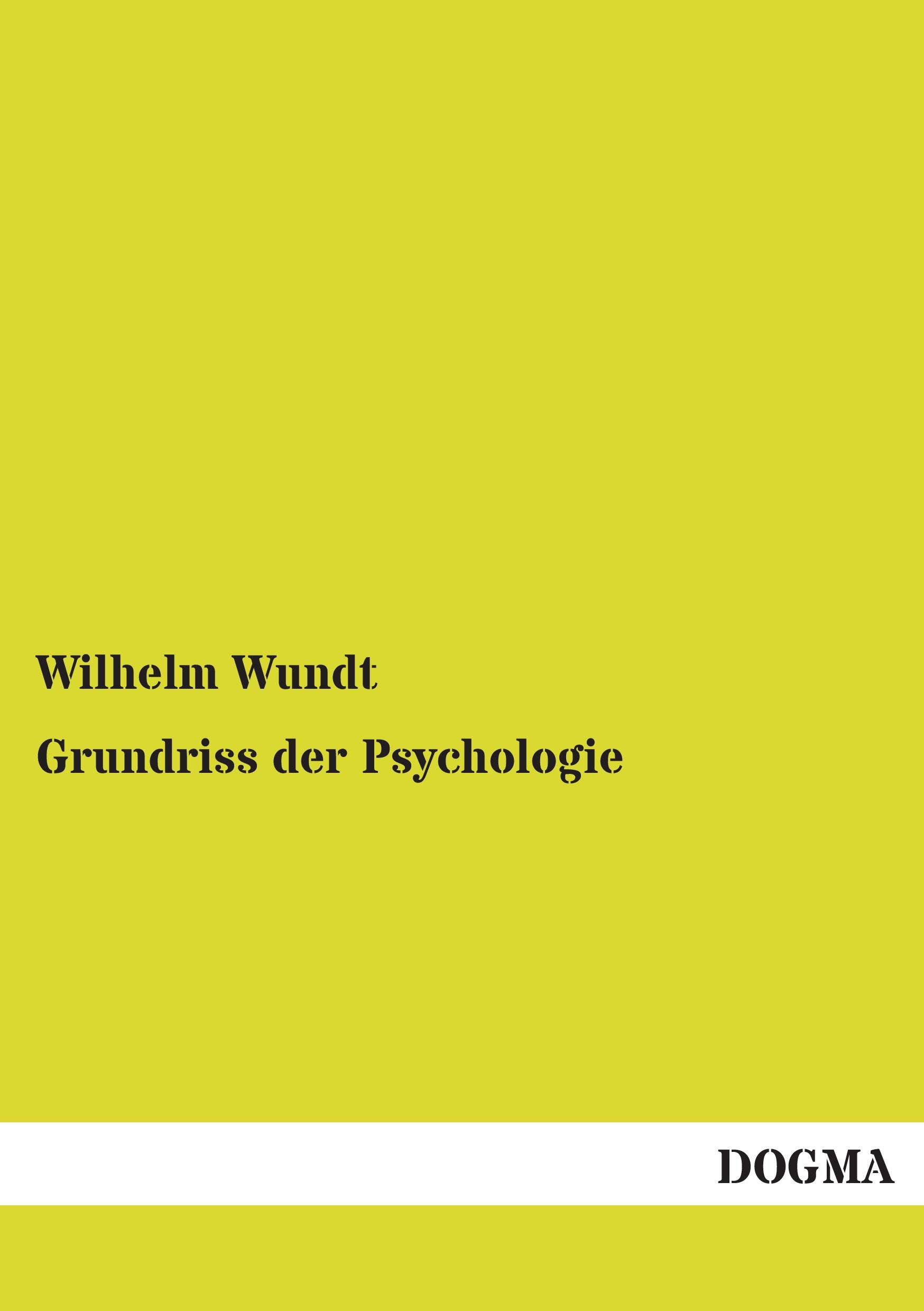Vorderes Coverbild Grundriss der Psychologie