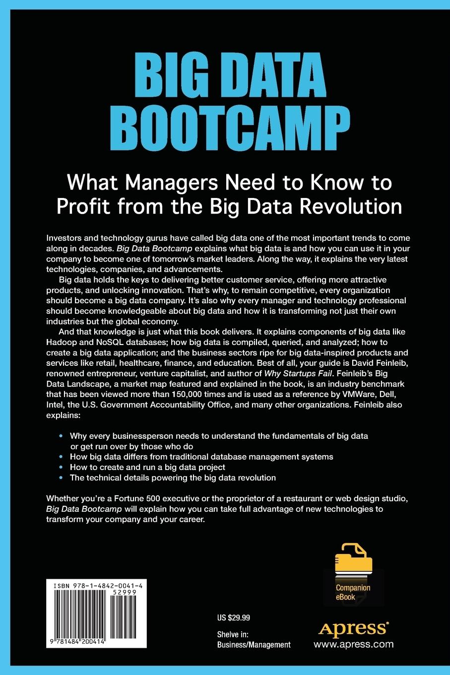 Rückseitencover Big Data Bootcamp
