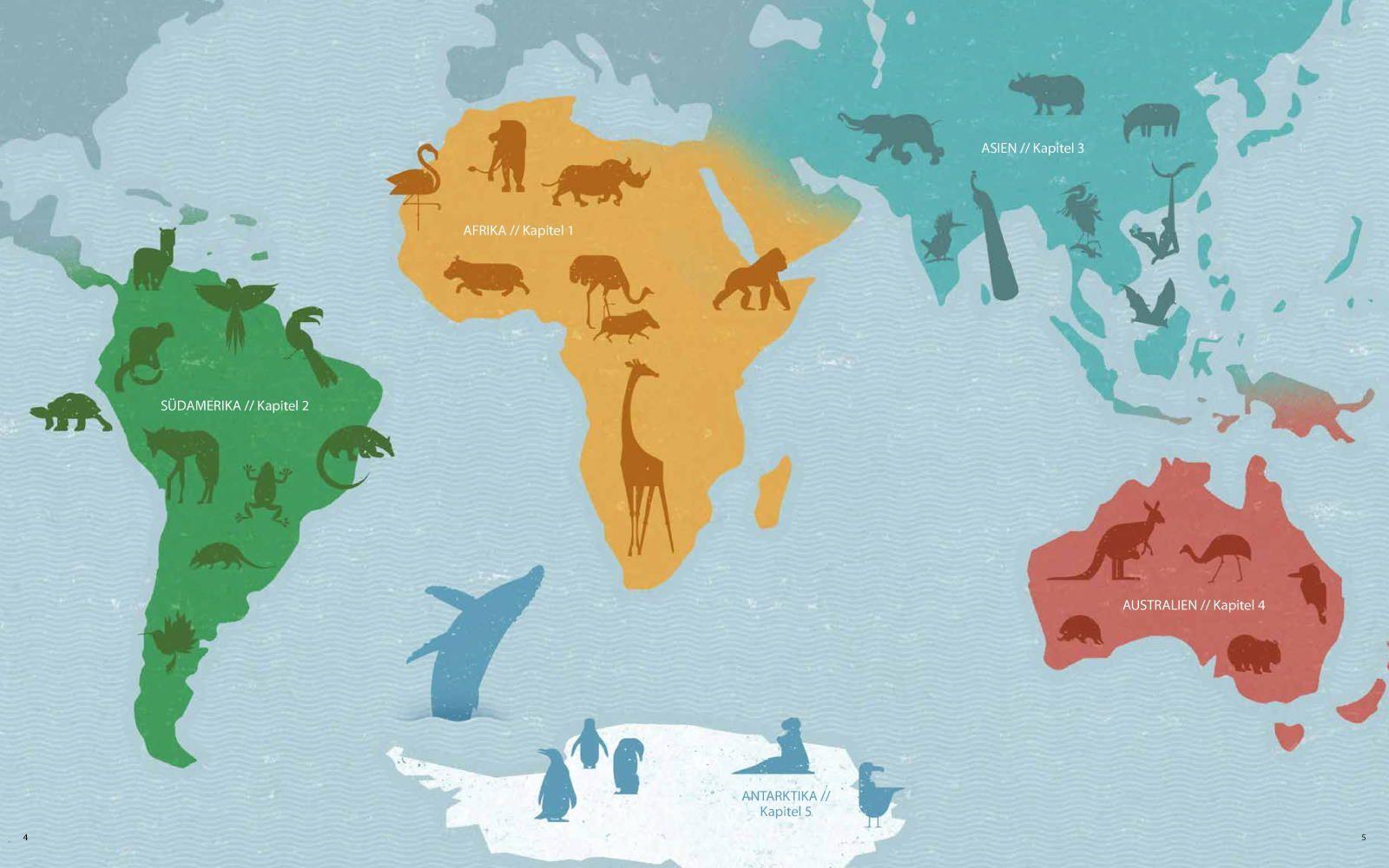 Beispielinhalt (Bild) Die Welt der wilden Tiere