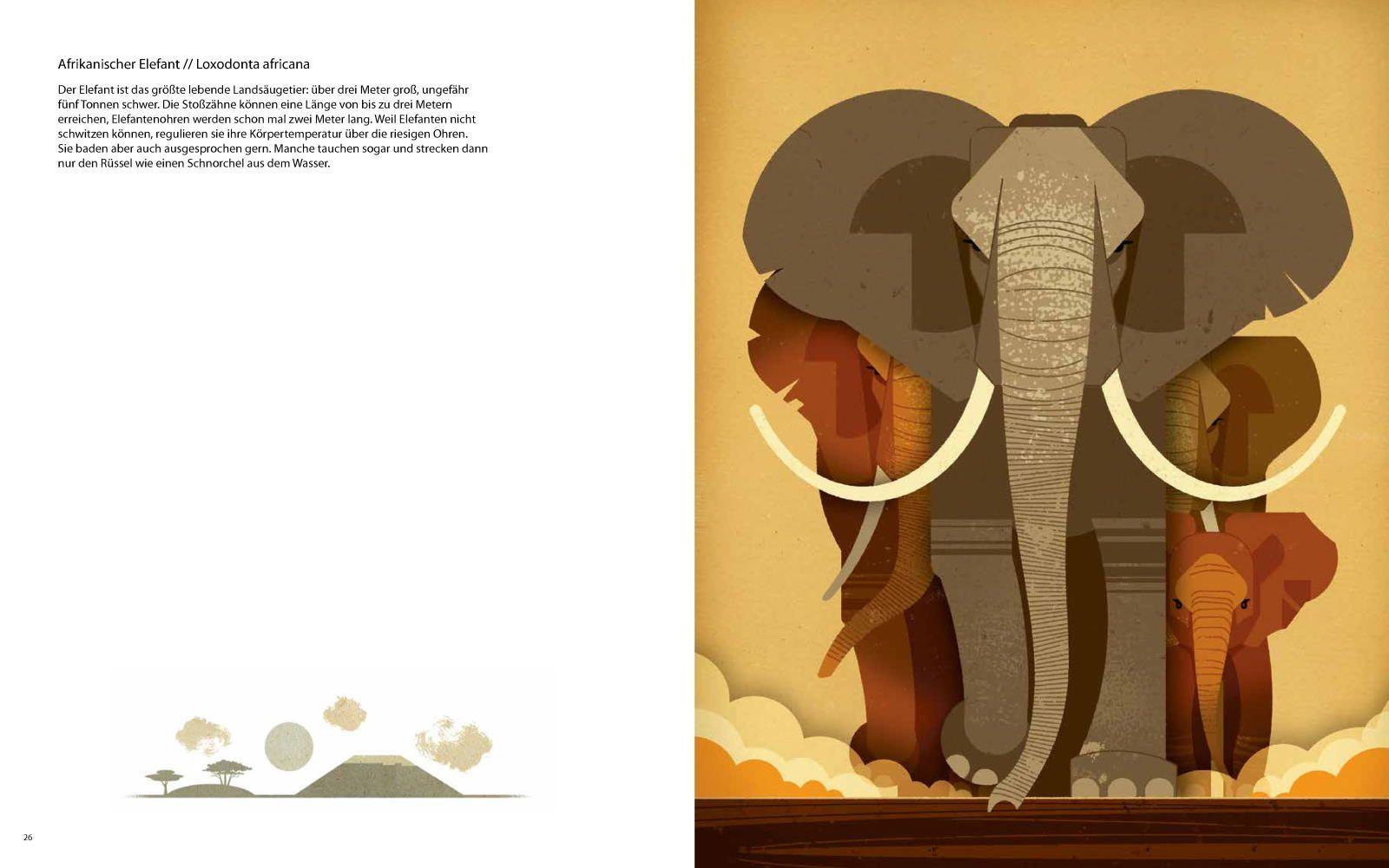 Beispielinhalt (Bild) Die Welt der wilden Tiere