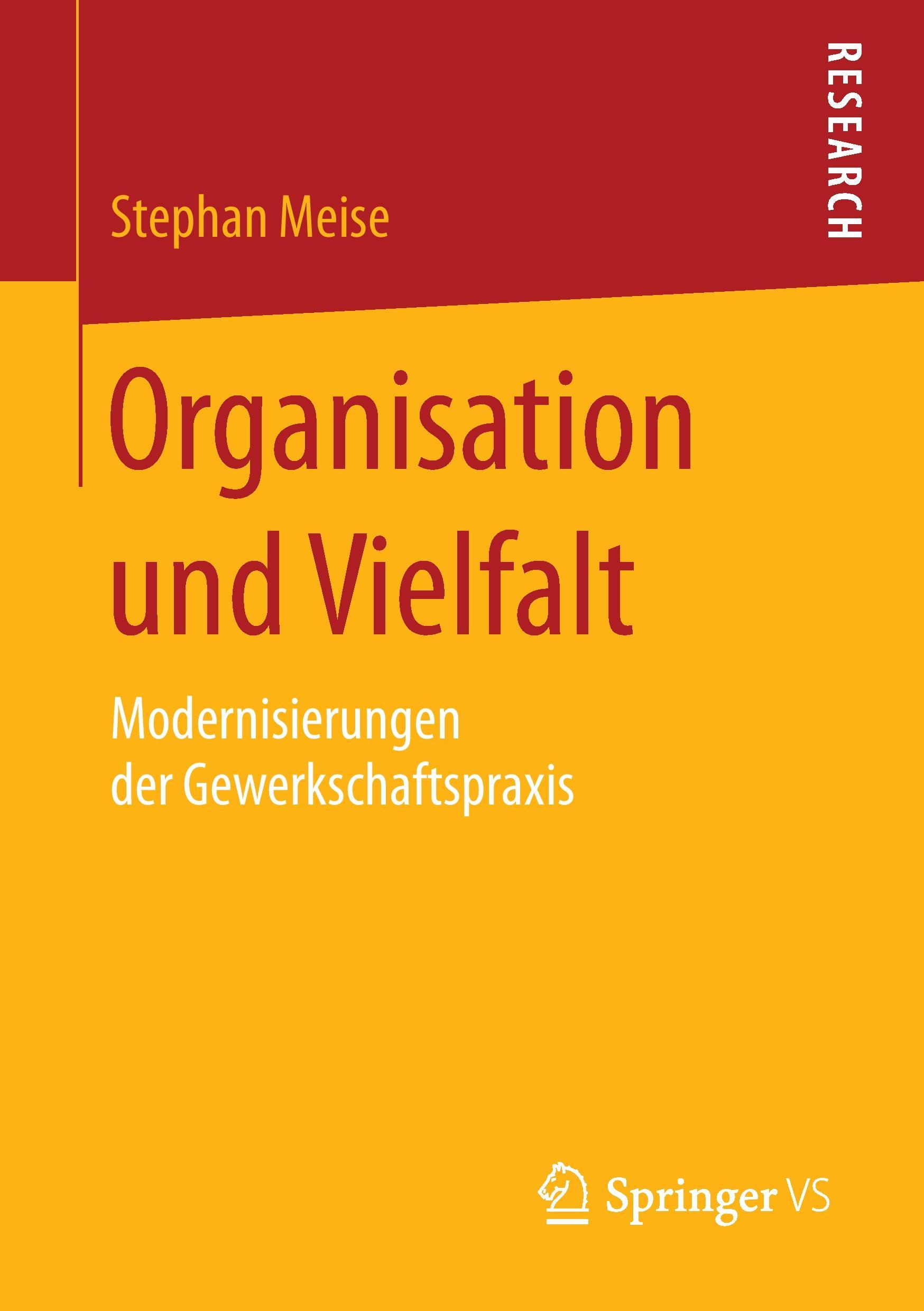 Vorderes Coverbild Organisation und Vielfalt