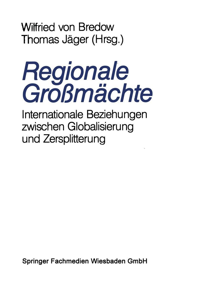 Vorderes Coverbild Regionale Großmächte