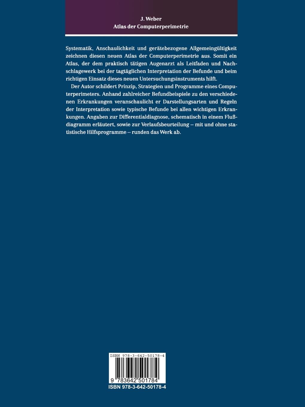 Rückseitencover Atlas der Computerperimetrie