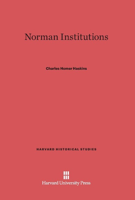 Vorderes Coverbild Norman Institutions