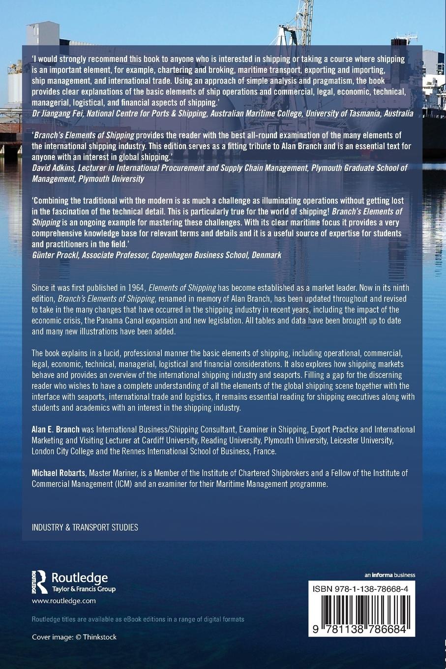 Rückseitencover Branch's Elements of Shipping