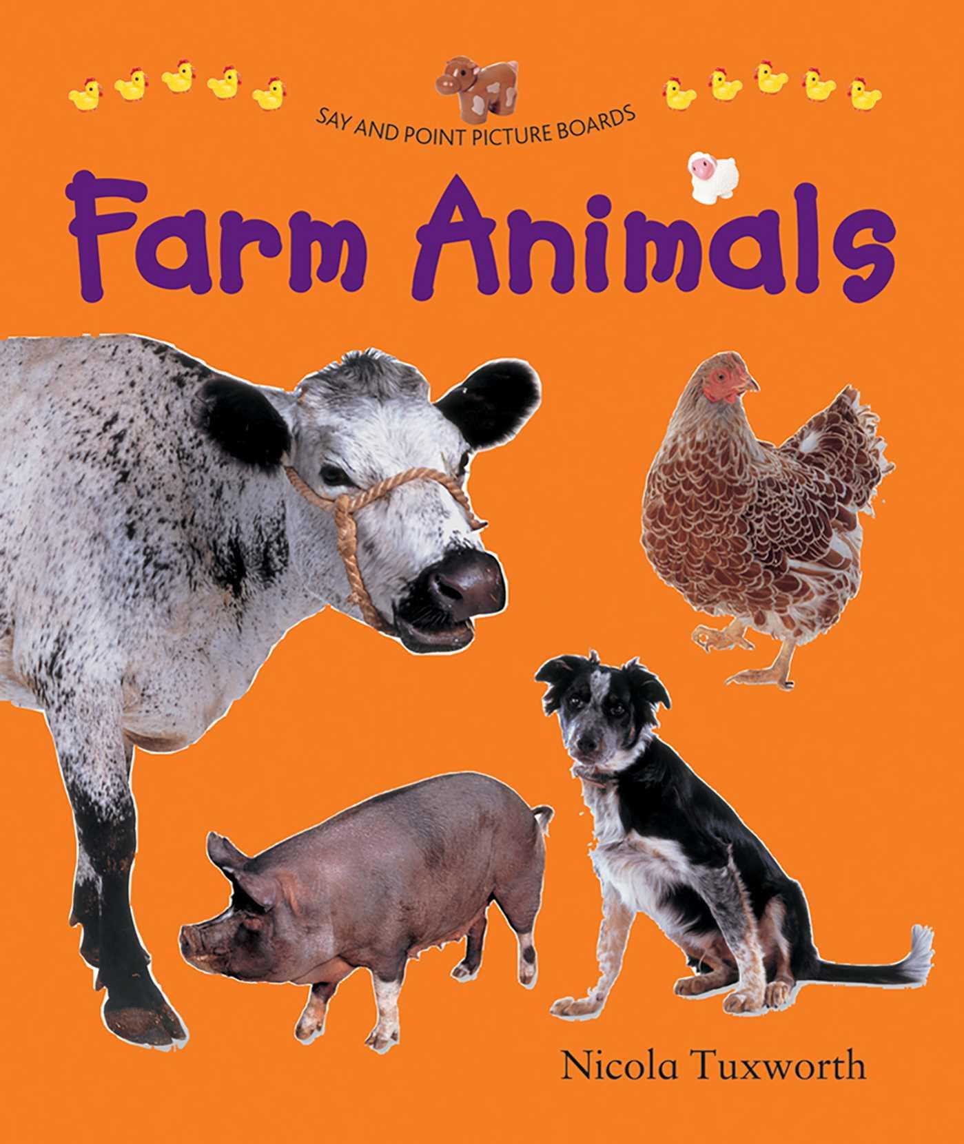 Vorderes Coverbild Say and Point Picture Boards: Farm Animals