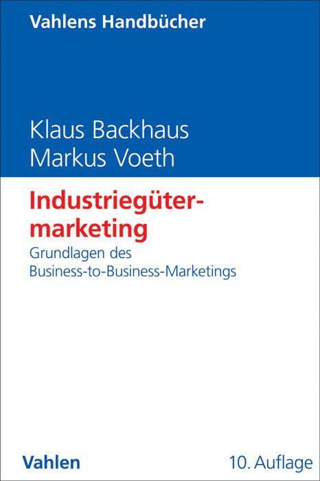 Vorderes Coverbild Industriegütermarketing