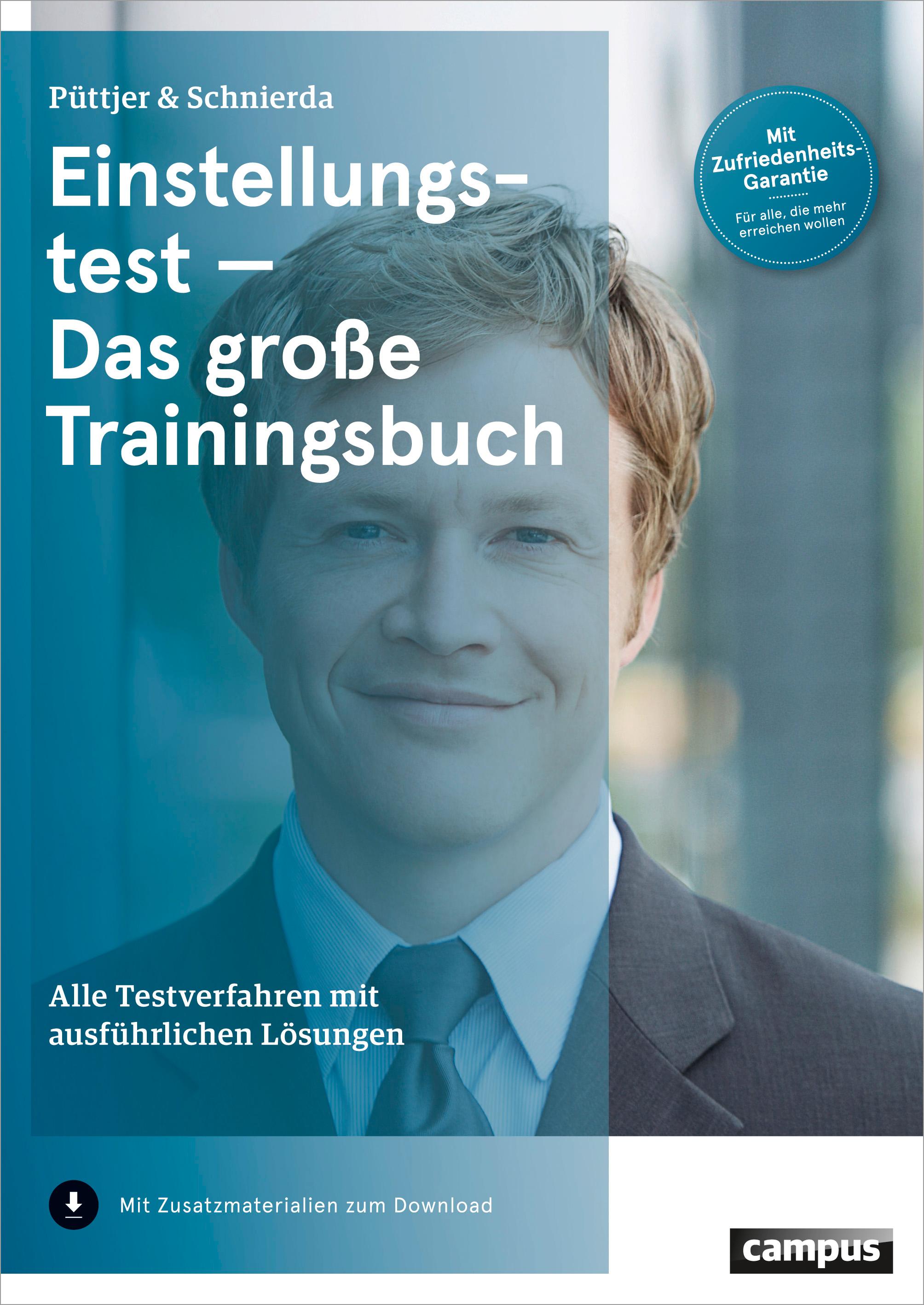 Vorderes Coverbild Einstellungstest - Das große Trainingsbuch