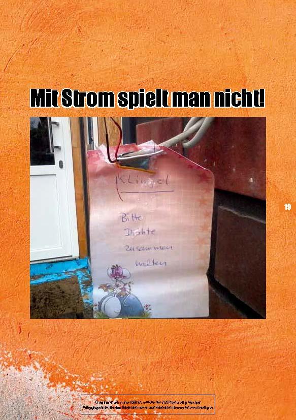 Beispielinhalt (Bild) Pfusch am Bau