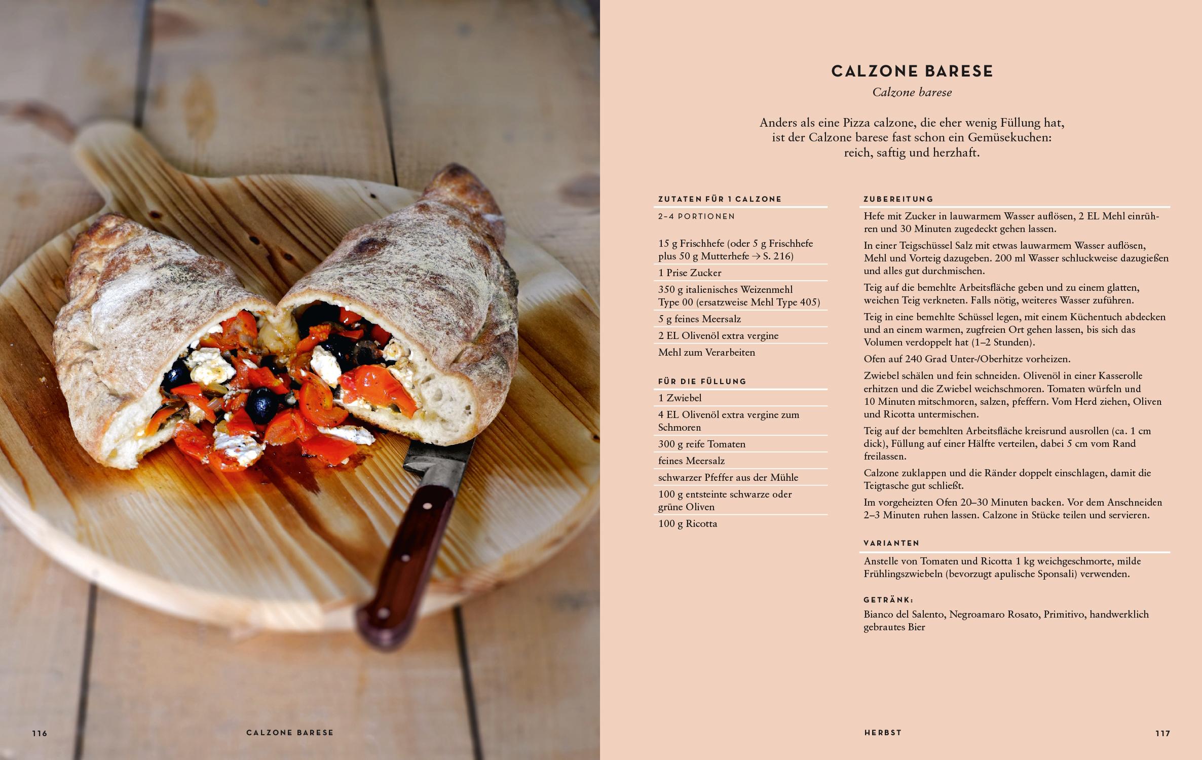 Beispielinhalt (Bild) Italien vegetarisch