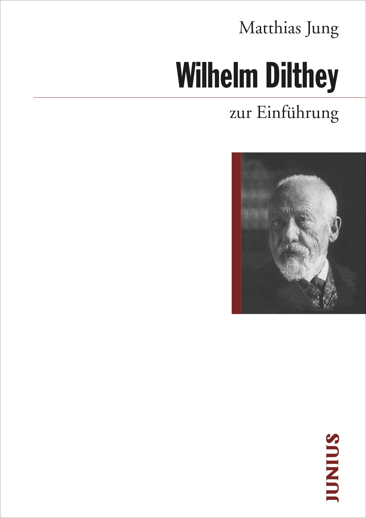 Vorderes Coverbild Wilhelm Dilthey zur Einführung