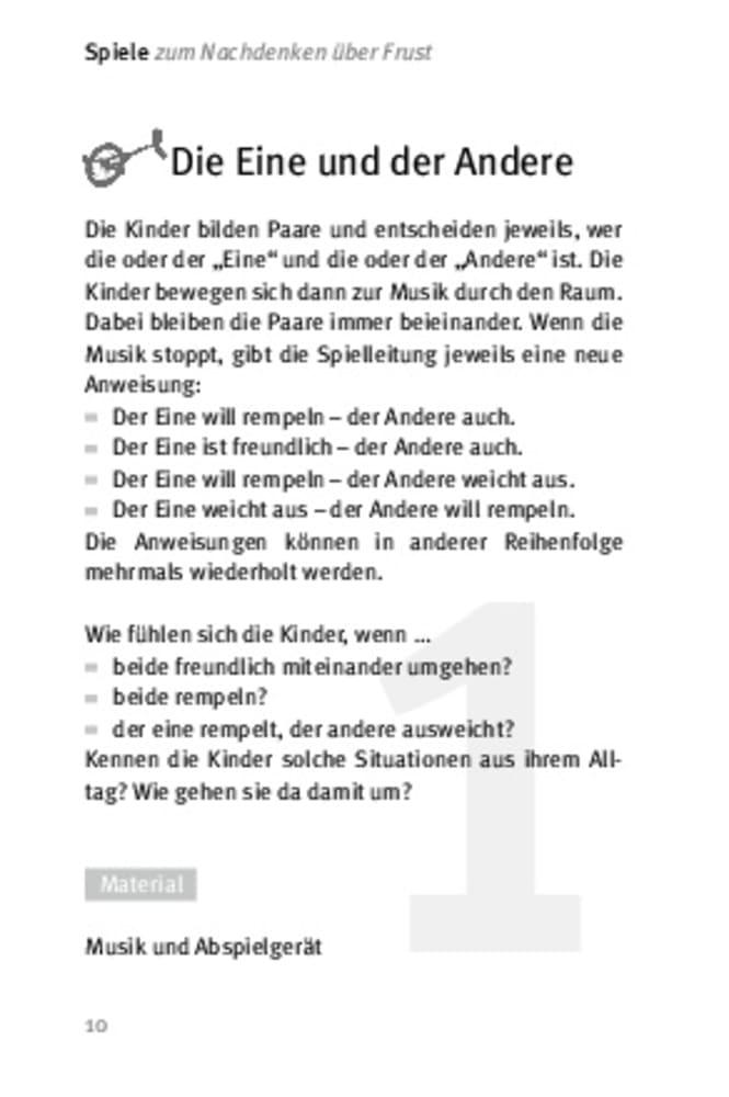 Beispielinhalt (Bild) Die 50 besten Spiele zur Frustrationstoleranz