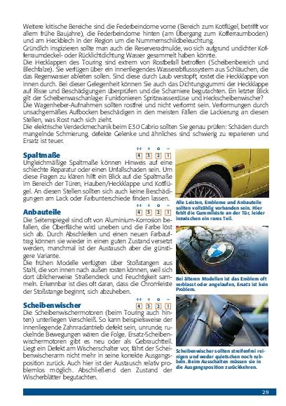 Beispielinhalt (Bild) Praxisratgeber Klassikerkauf: BMW 3er-Reihe (E30)