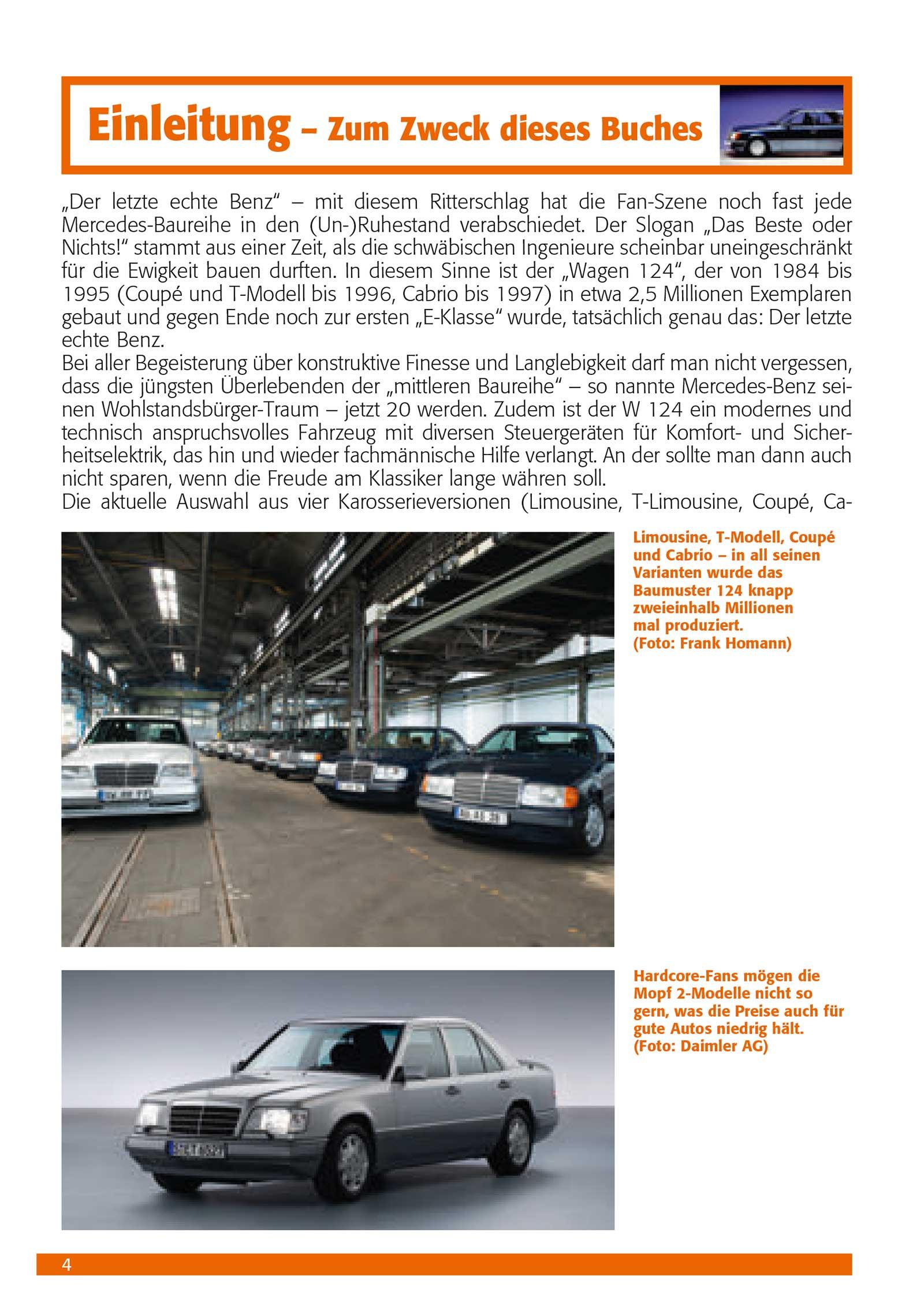 Beispielinhalt (Bild) Mercedes-Benz W 124