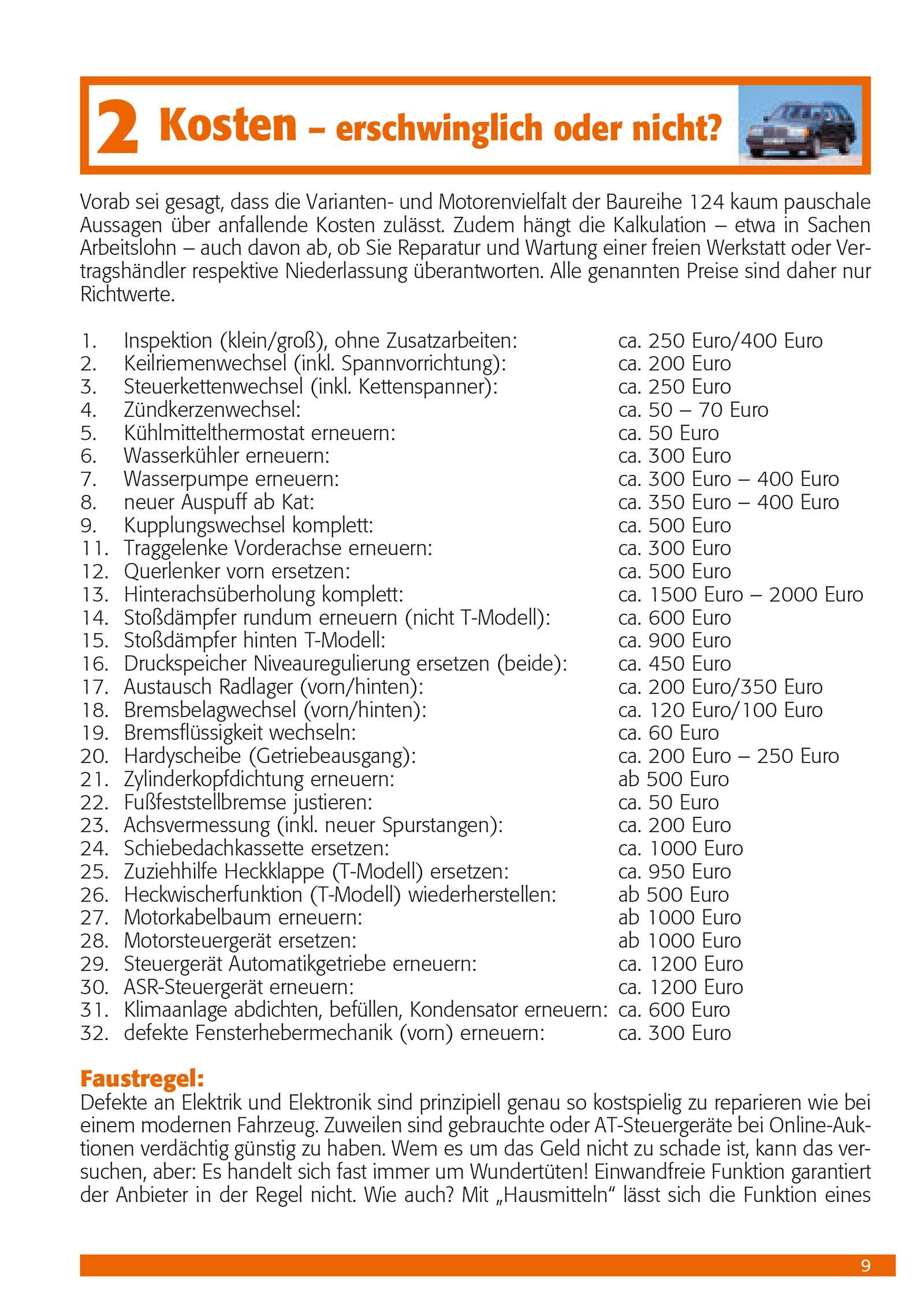Beispielinhalt (Bild) Mercedes-Benz W 124