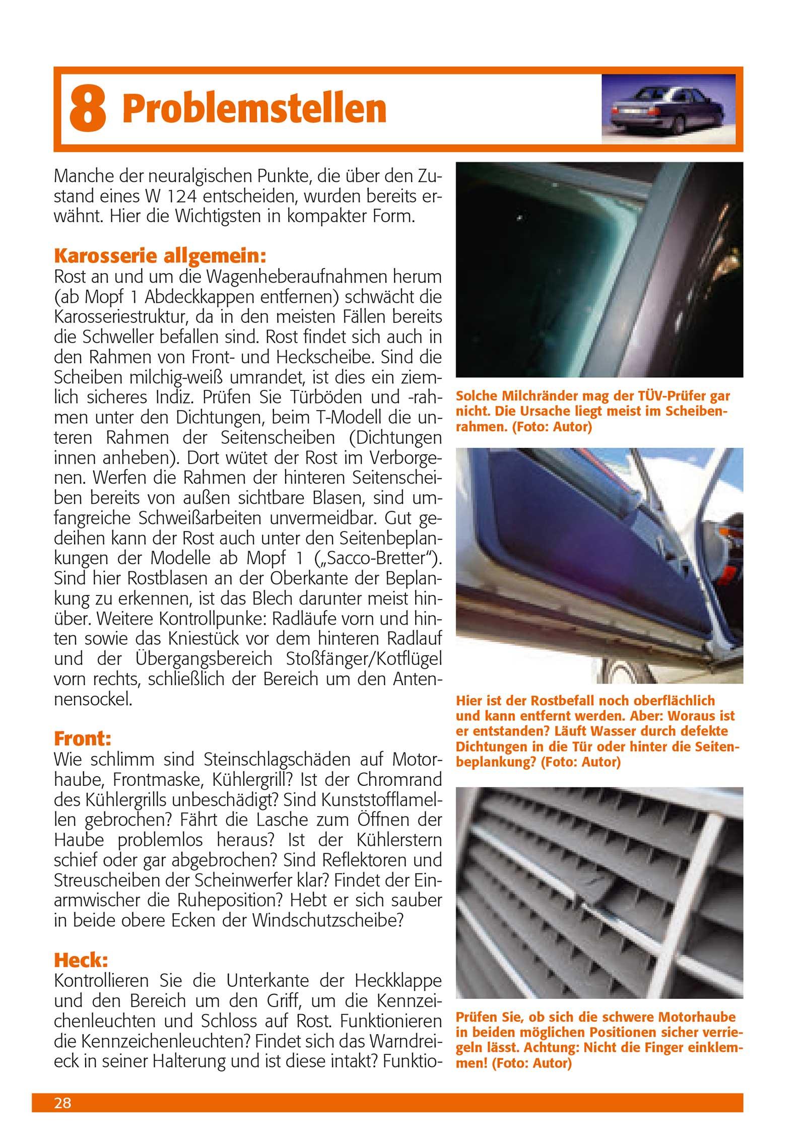 Beispielinhalt (Bild) Mercedes-Benz W 124