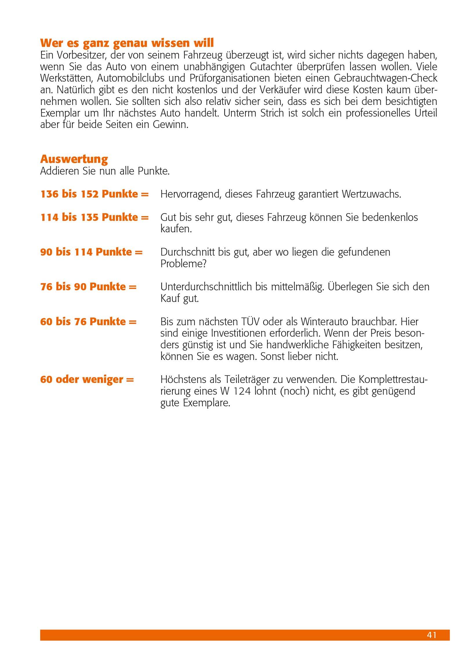 Beispielinhalt (Bild) Mercedes-Benz W 124