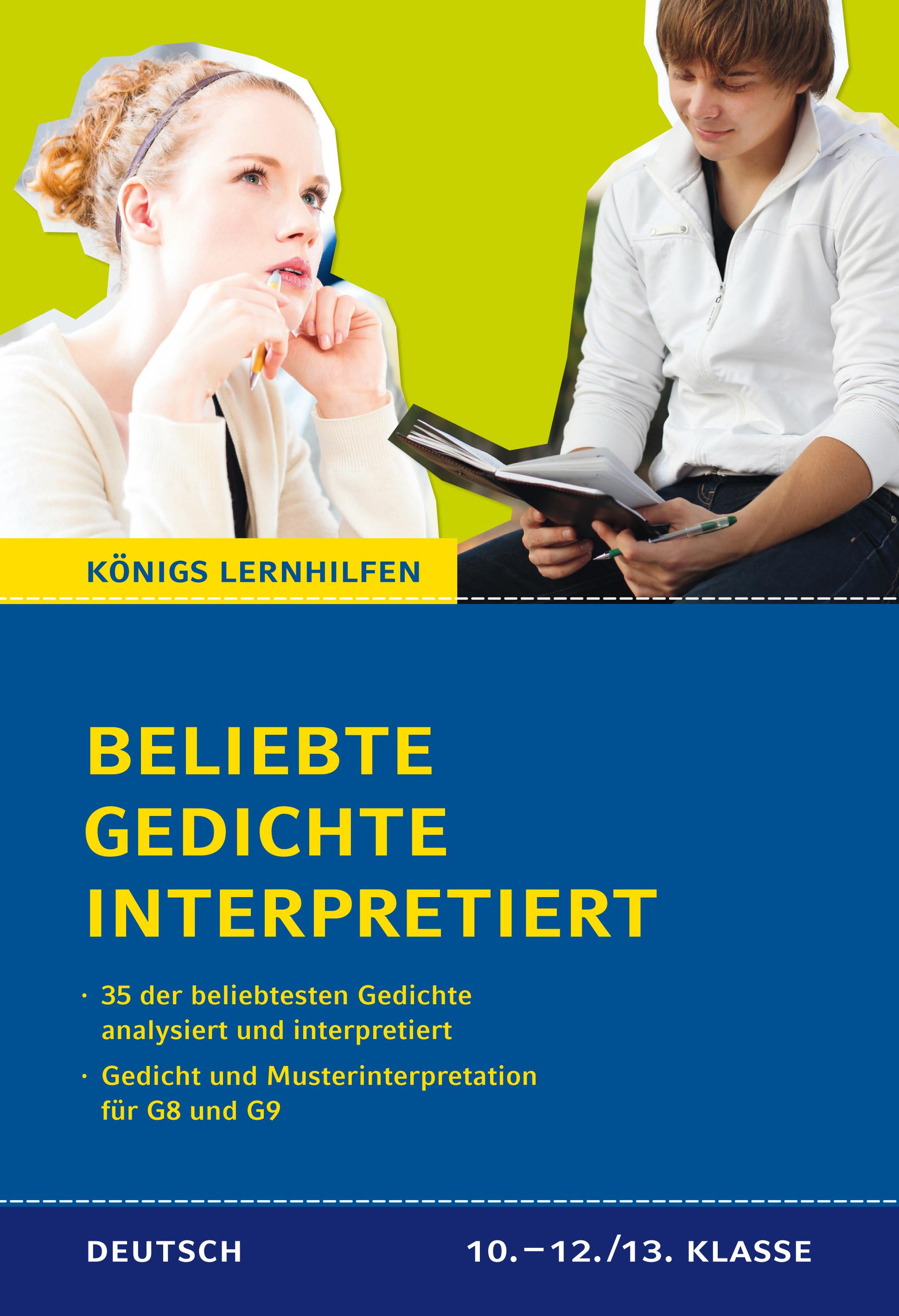 Vorderes Coverbild Beliebte Gedichte interpretiert