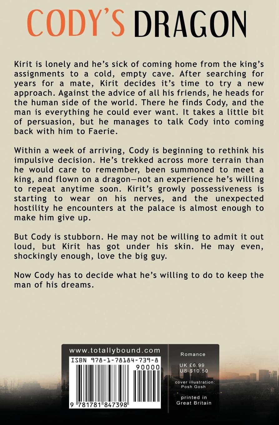 Rückseitencover A Dragon's Treasure: Cody's Dragon