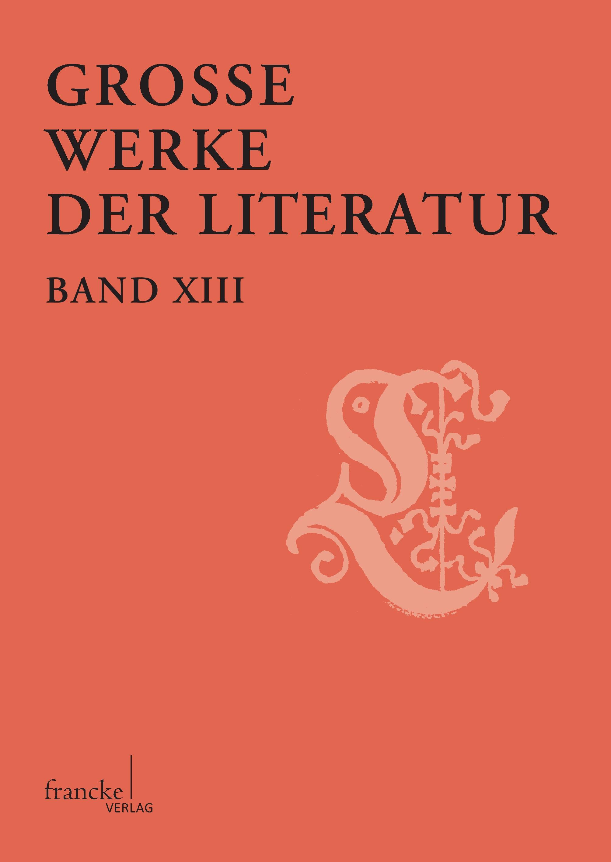 Vorderes Coverbild Große Werke der Literatur XIII