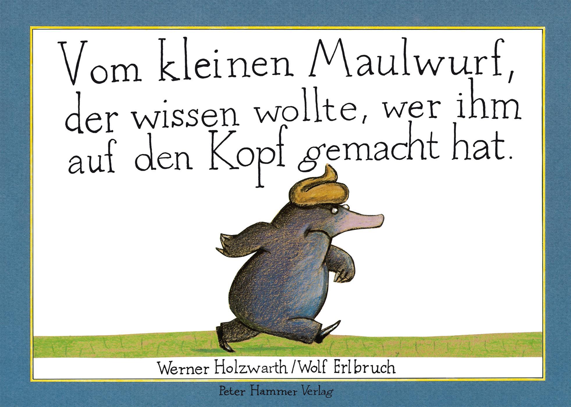 Vorderes Coverbild Vom kleinen Maulwurf, der wissen wollte, wer ihm auf den Kopf gemacht hat (Maxi-Pappausgabe)