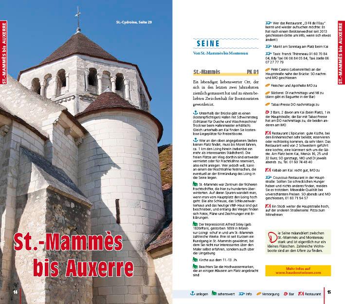 Beispielinhalt (Bild) Yonne + Nivernais: Mit dem Hausboot unterwegs: Detailführer