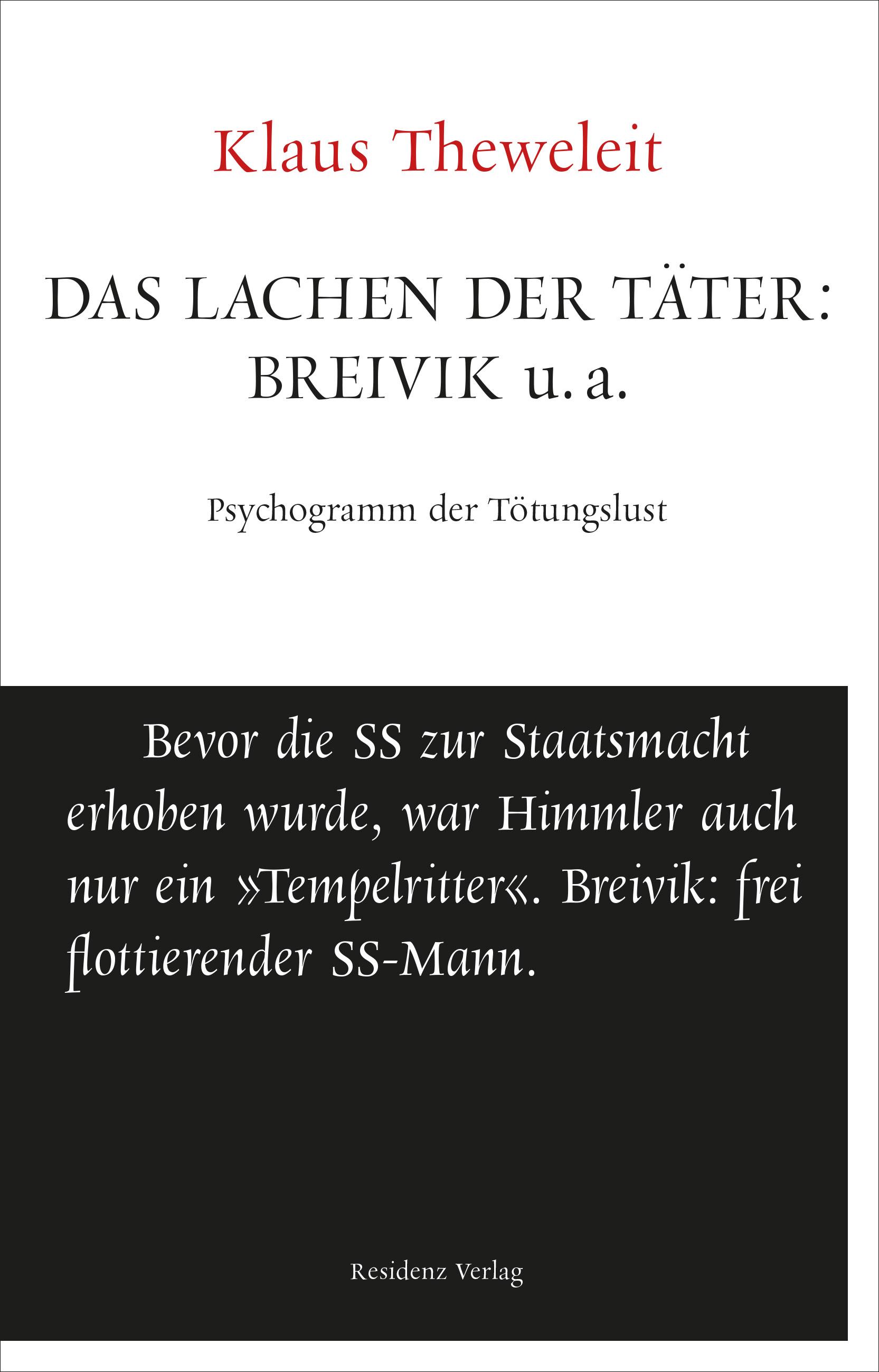 Vorderes Coverbild Das Lachen der Täter: Breivik u.a.