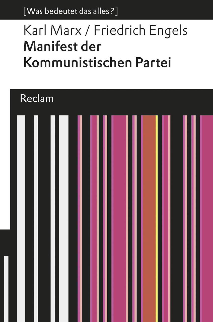 Vorderes Coverbild Manifest der Kommunistischen Partei
