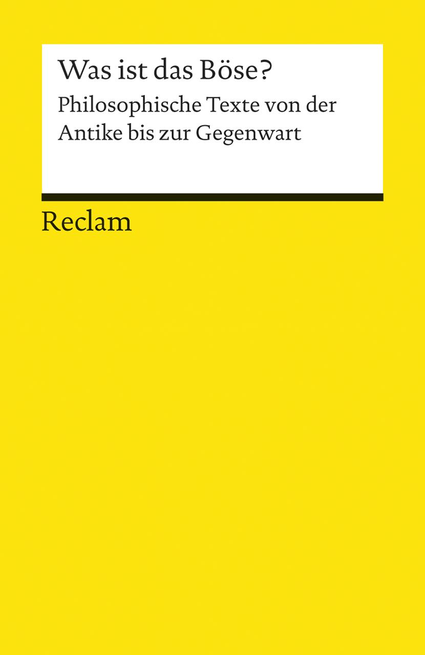 Vorderes Coverbild Was ist das Böse?