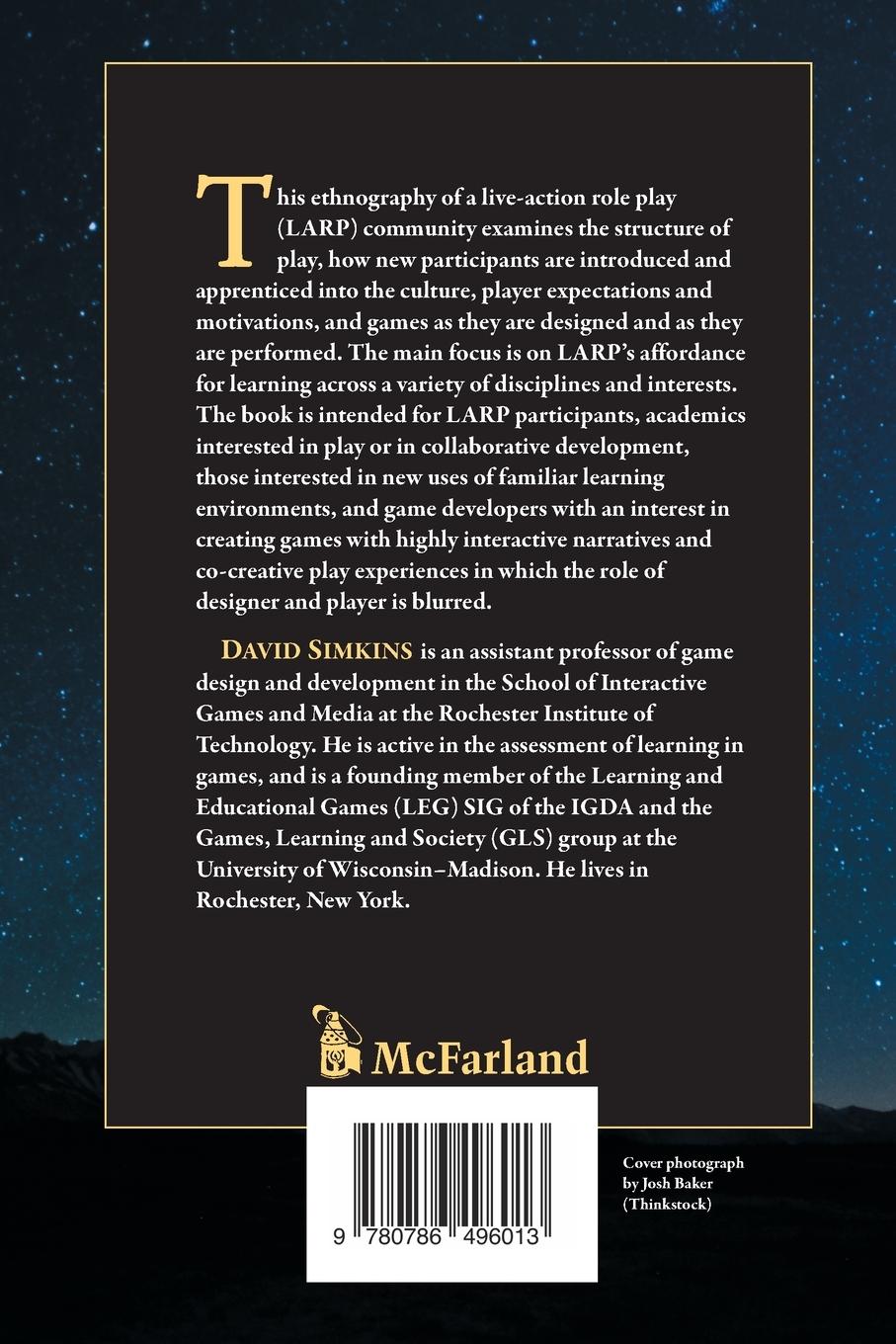 Rückseitencover The Arts of LARP