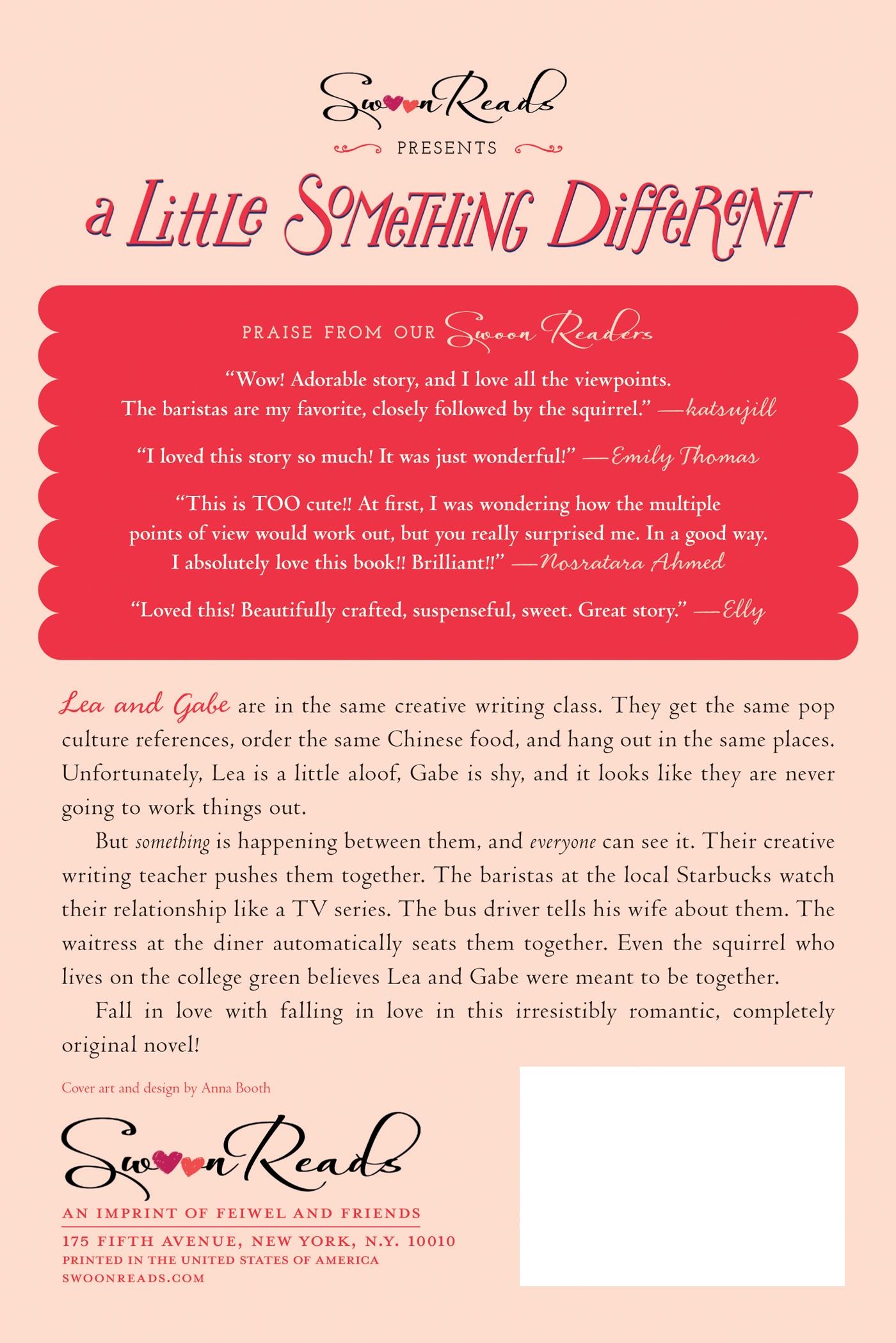 Rückseitencover A Little Something Different