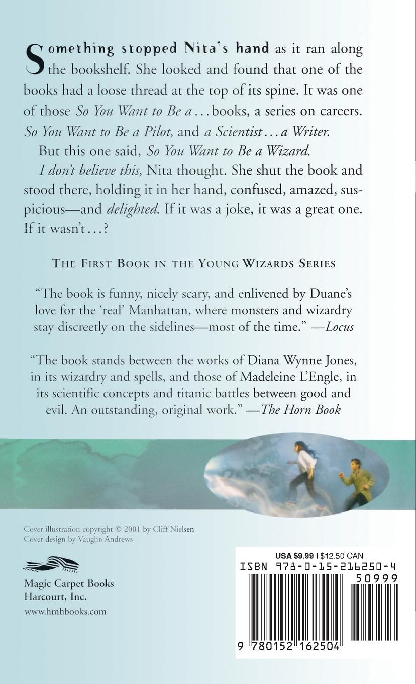 Rückseitencover So You Want to Be a Wizard