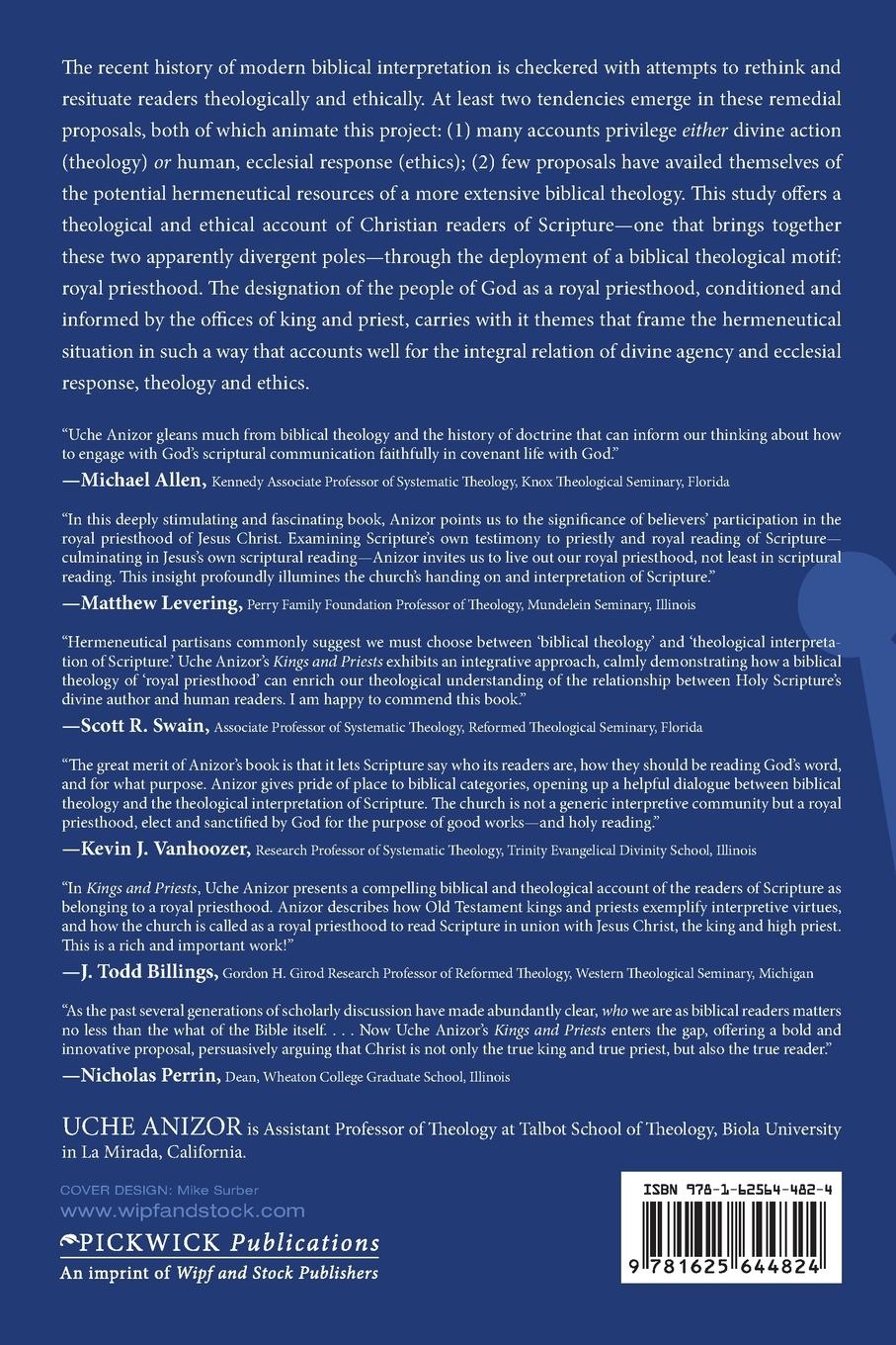 Rückseitencover Kings and Priests