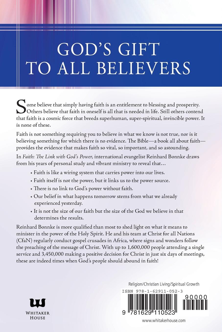 Rückseitencover Faith: The Link with God's Power