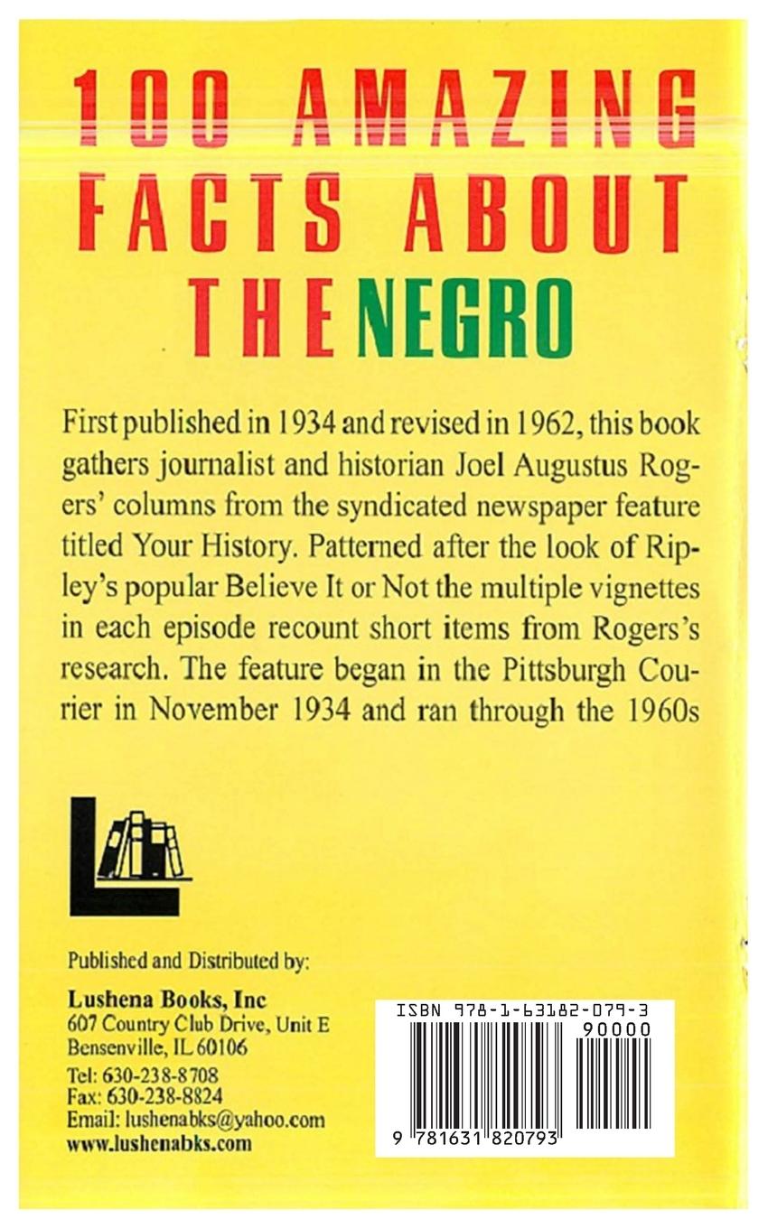 Rückseitencover 100 Amazing Facts About The Negro
