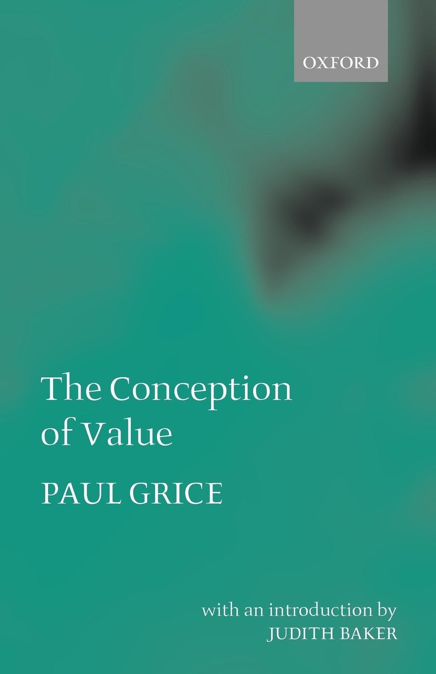 Vorderes Coverbild The Conception of Value