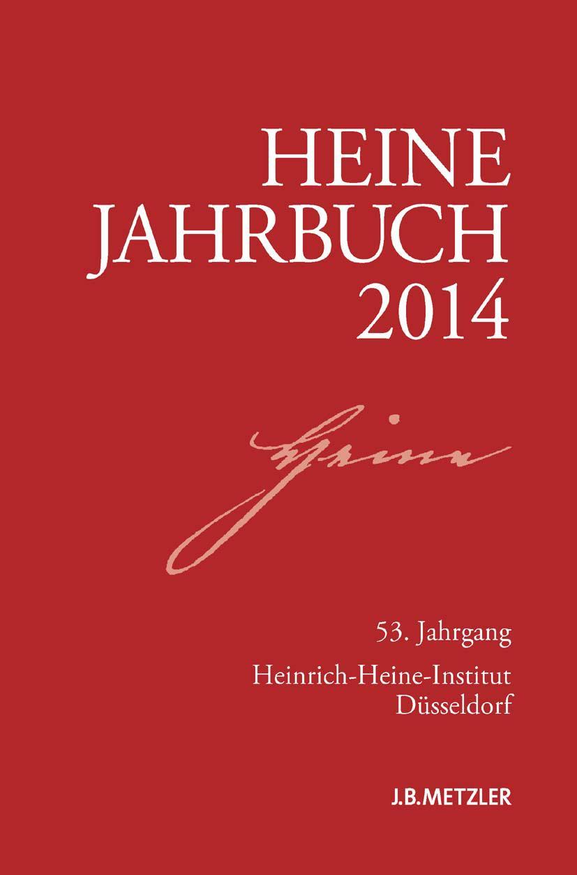 Vorderes Coverbild Heine-Jahrbuch 2014