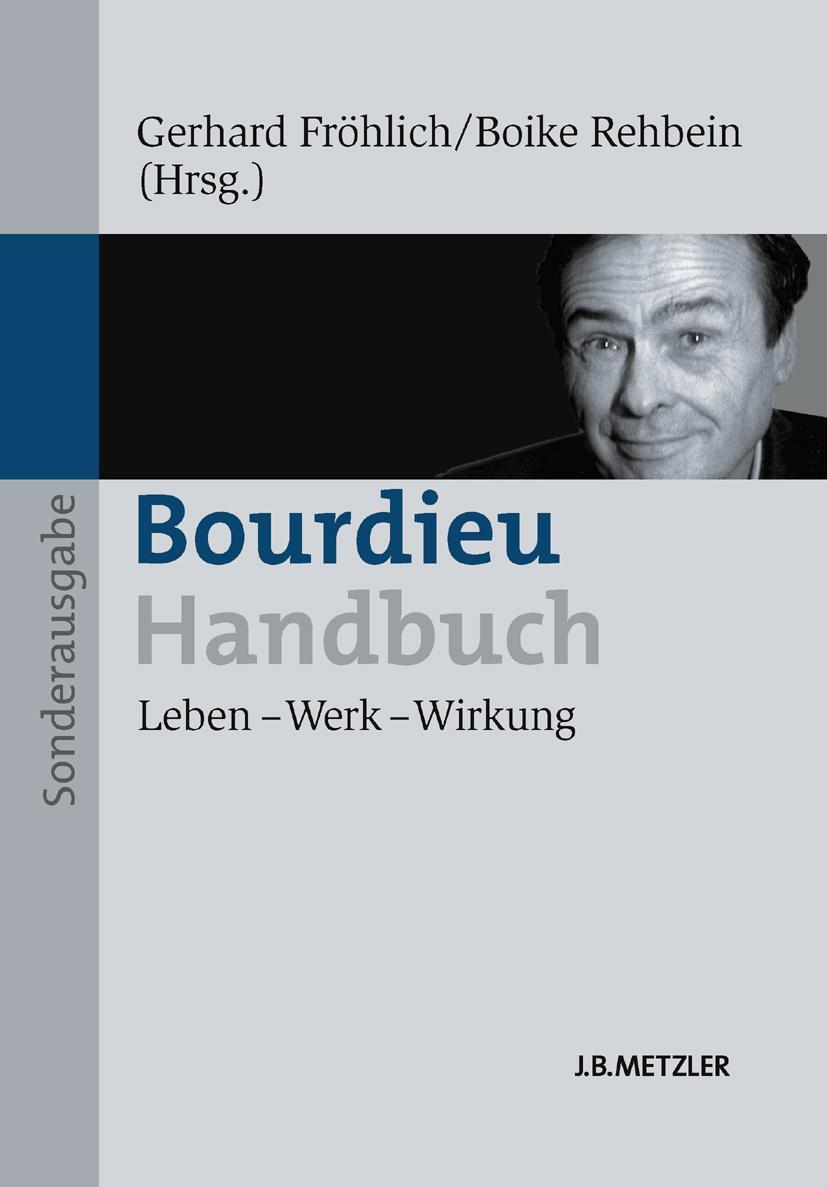 Vorderes Coverbild Bourdieu-Handbuch. Sonderausgabe