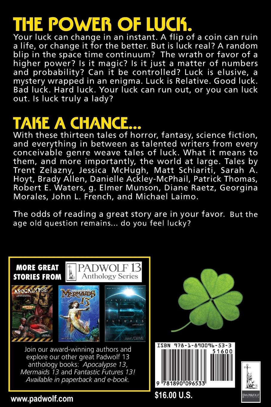 Rückseitencover Lucky 13