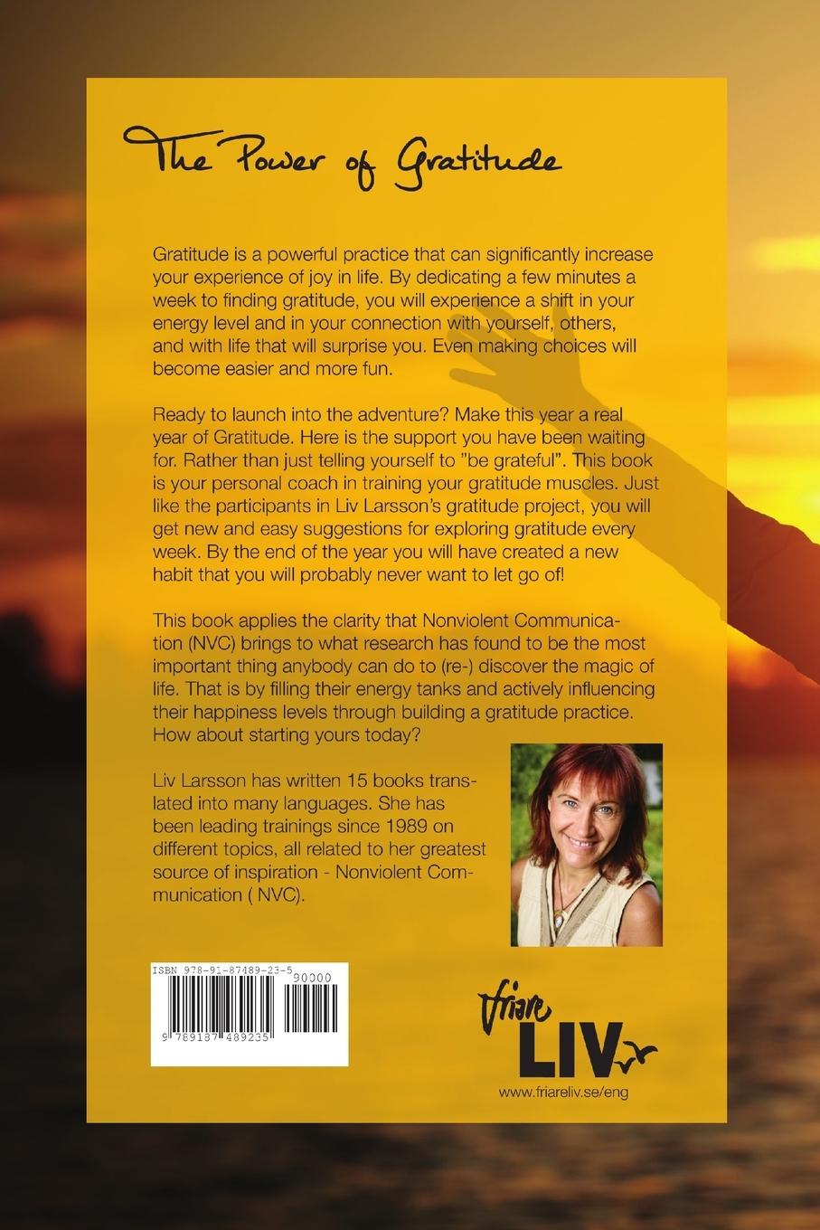 Rückseitencover The Power of Gratitude