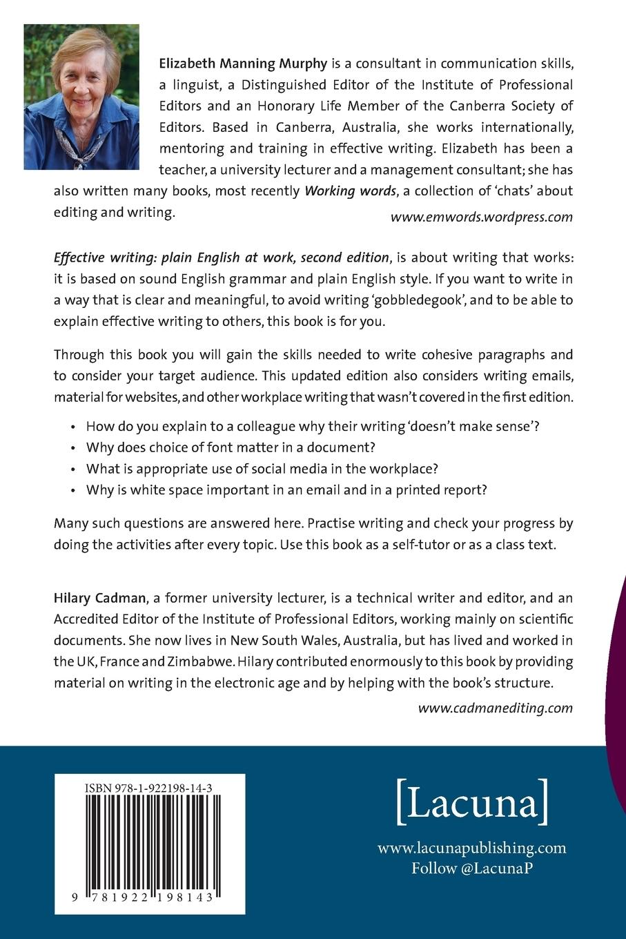 Rückseitencover Effective Writing