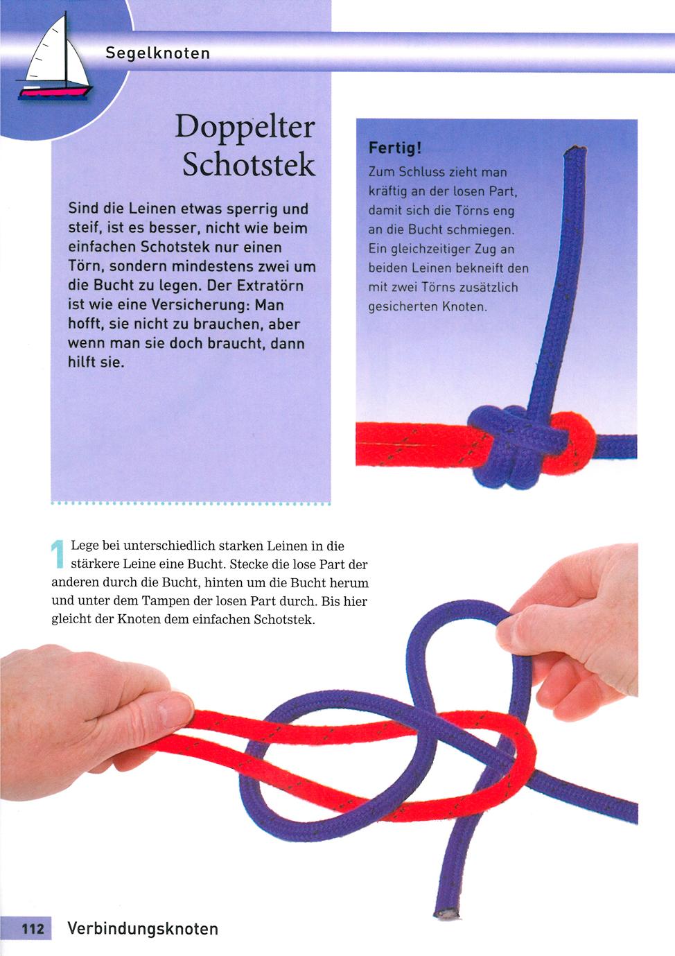 Beispielinhalt (Bild) Knoten für Segler, Angler, Bergsteiger und Camper