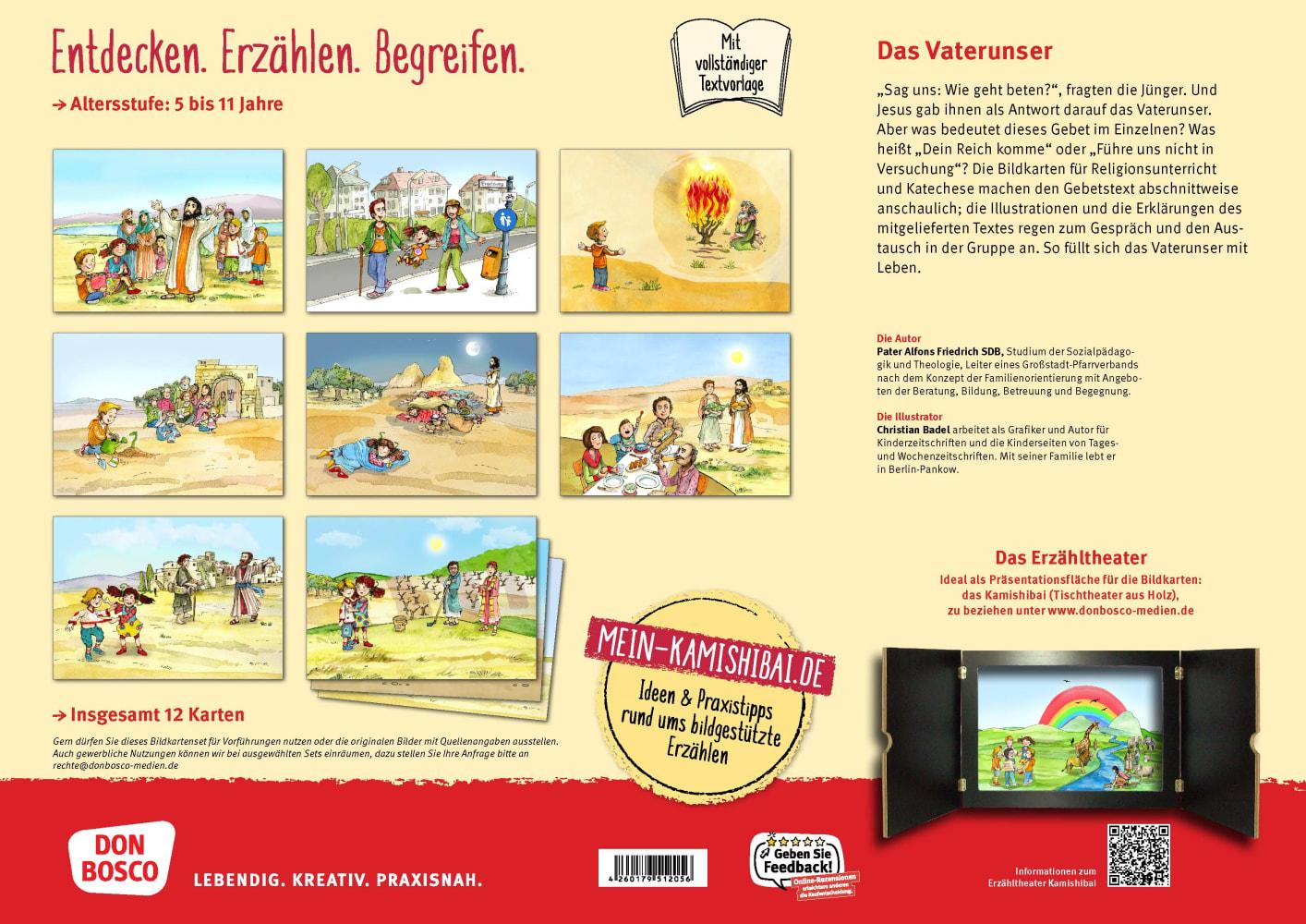 Beispielinhalt (Bild) Das Vaterunser. Kamishibai Bildkartenset