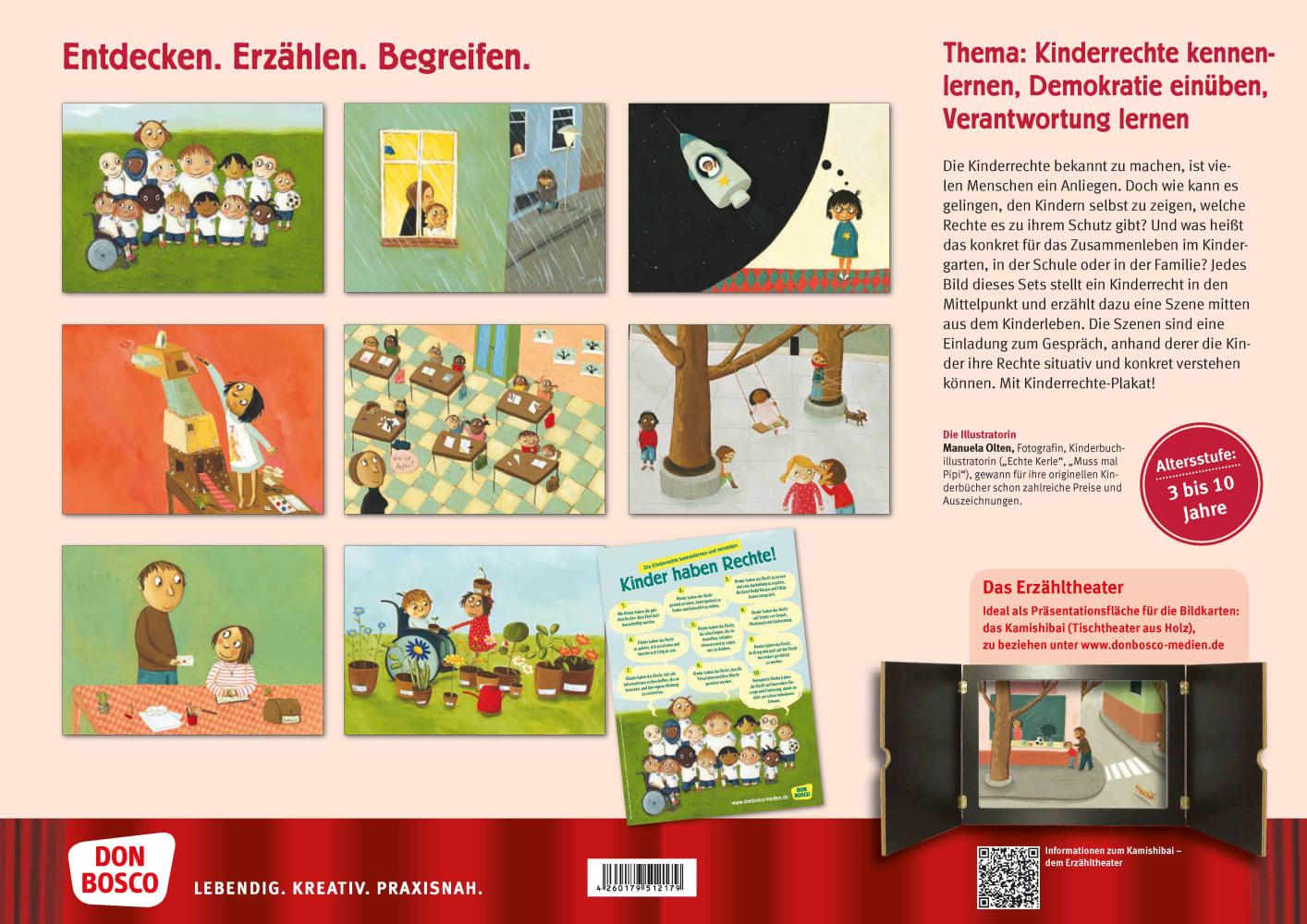 Beispielinhalt (Bild) Wir haben Rechte! Kamishibai Bildkartenset.