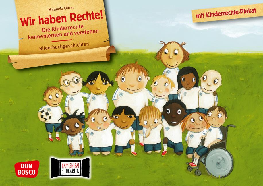 Vorderes Coverbild Wir haben Rechte! Kamishibai Bildkartenset.